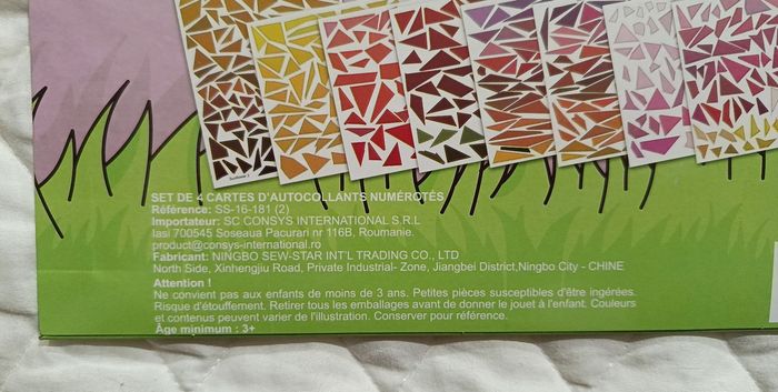 Mosaïque par numéros papillons et fleurs - photo numéro 3