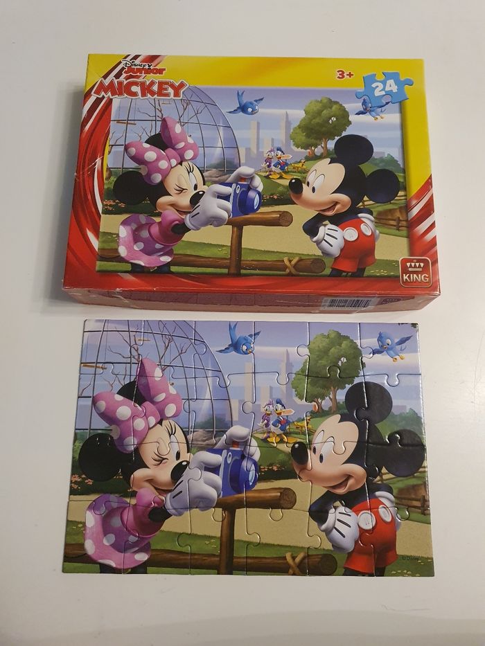 Puzzle Mickey Minnie 24 pièces