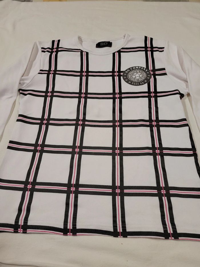 T-shirt manches longues hommes taille L - photo numéro 2