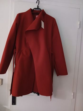 Manteau demi saison rouge neuf