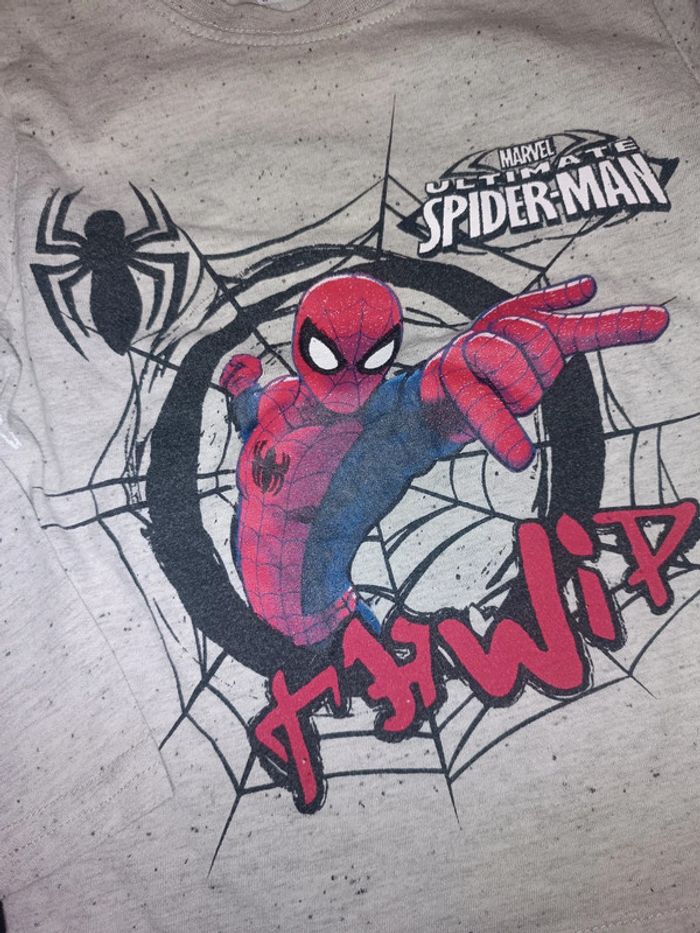 Tee-shirt manches longues 2 ans spiderman - photo numéro 2