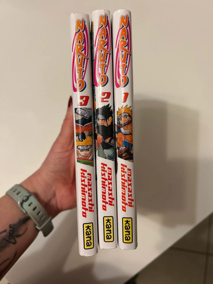 Lot 3 livres mangas naruto - photo numéro 2