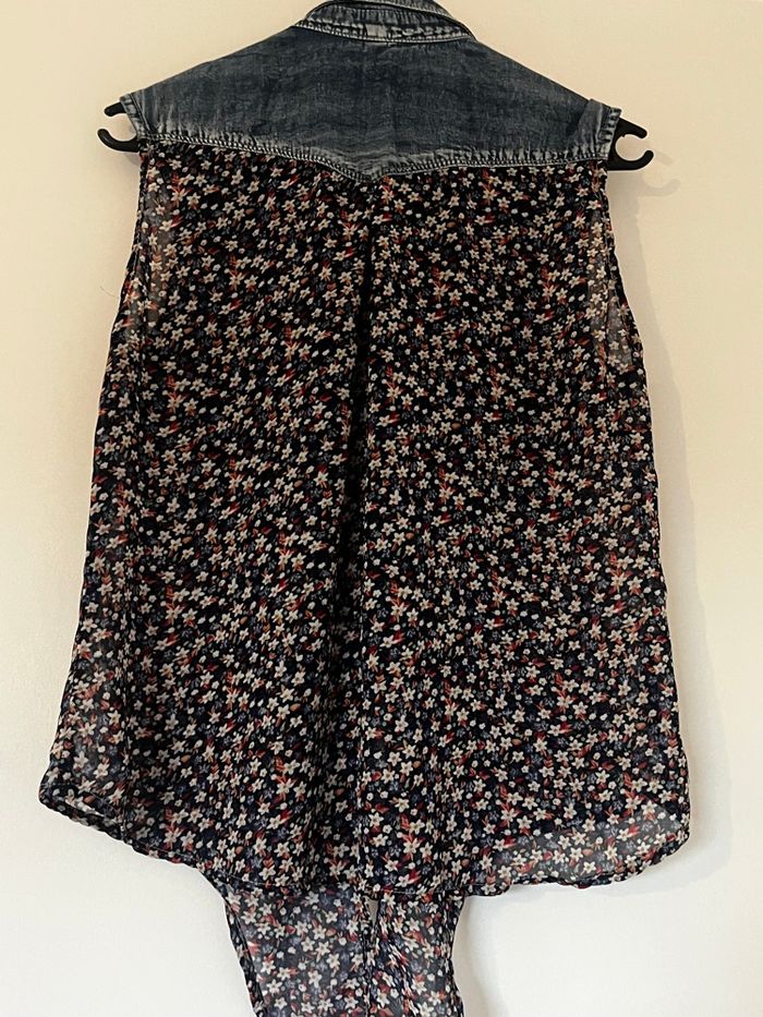 Chemisier sans manche à nouer - photo numéro 4