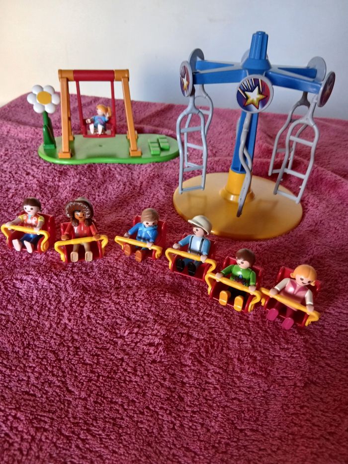 Playmobil manège + balancoire - photo numéro 2