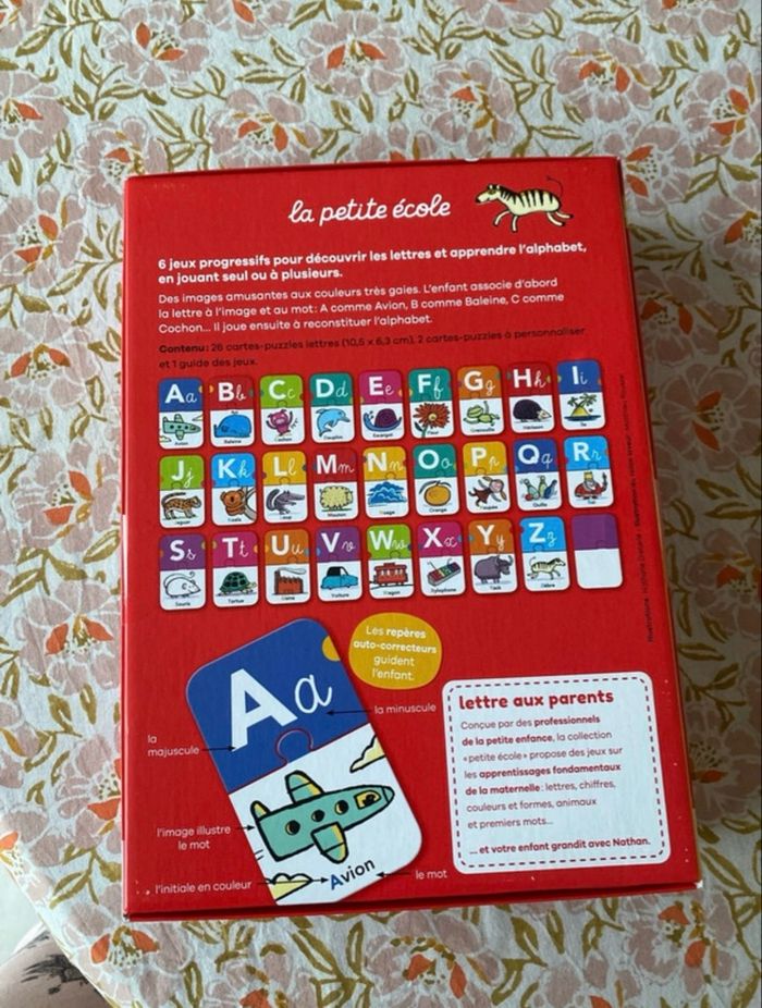 Jeu Nathan la petite ecole 3-5 ans - jamais ouvert - photo numéro 2