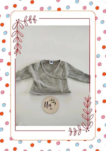 Brassière grise pailleté