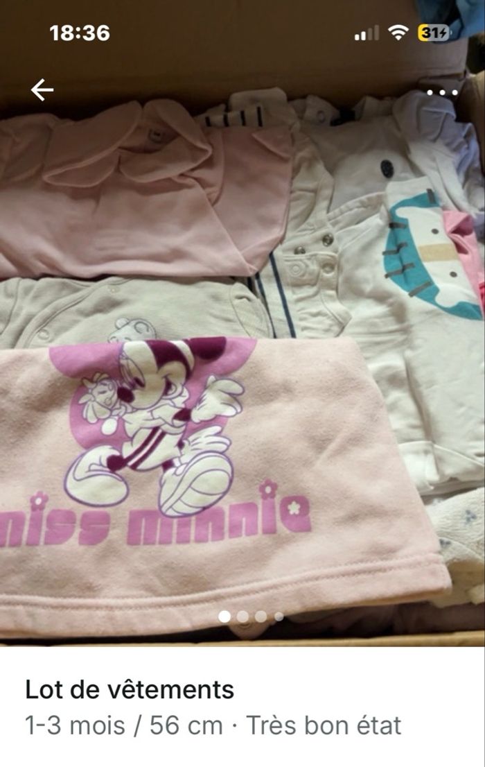 Gros lot de vêtement  bébé - photo numéro 5