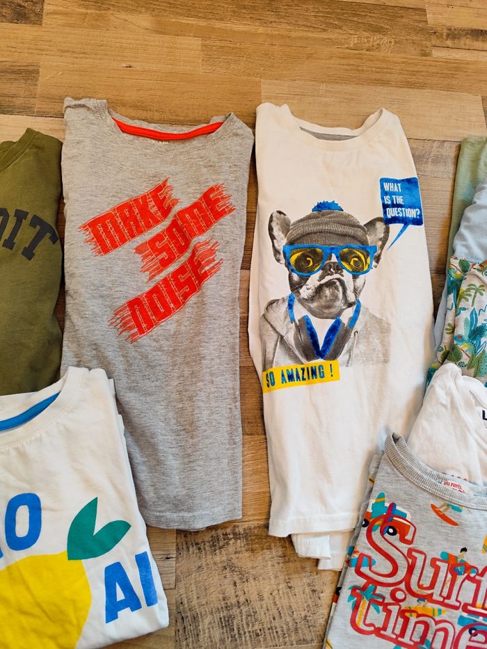 Lot tee shirts garçon 10 ans - photo numéro 2