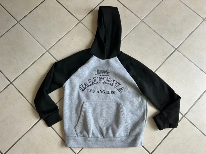 Sweat à capuche Shein style baseball California