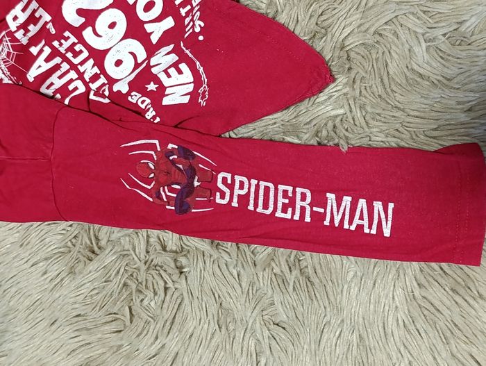 T-shirt manches longues spiderman - photo numéro 4