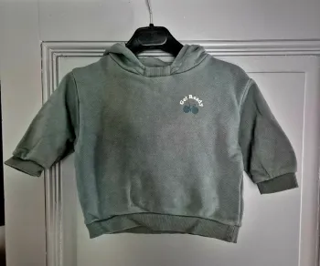 Sweat à capuche 12mois 80cm