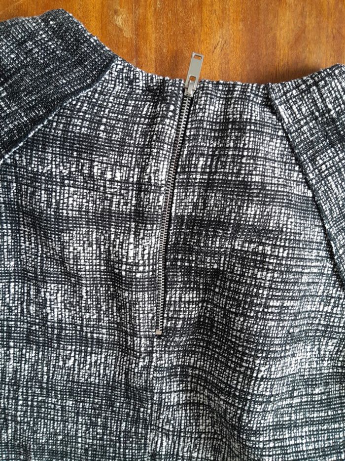 Zara basic haut hiver effet tweed - photo numéro 5