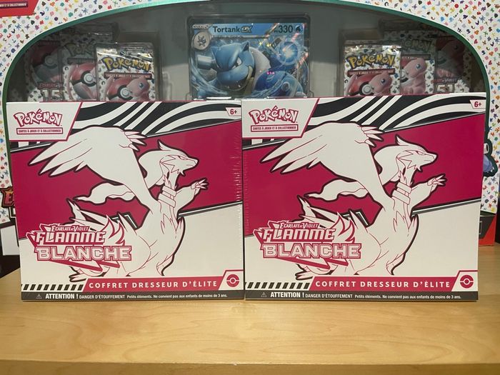 2x Pokémon ETB EV 10.5 Flamme Blanche FR Scellé