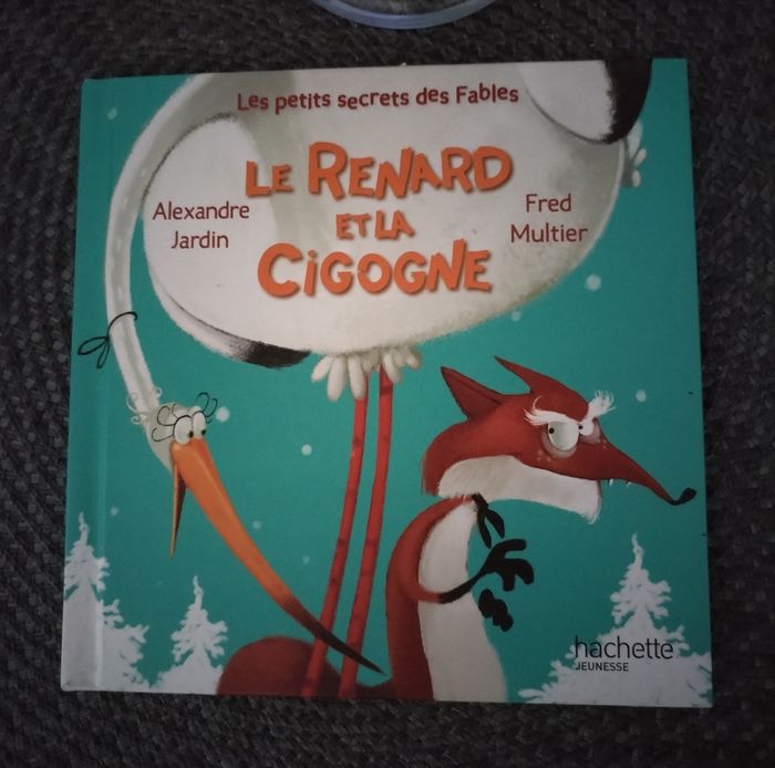 Livre "Le renard et la cigogne" neuf