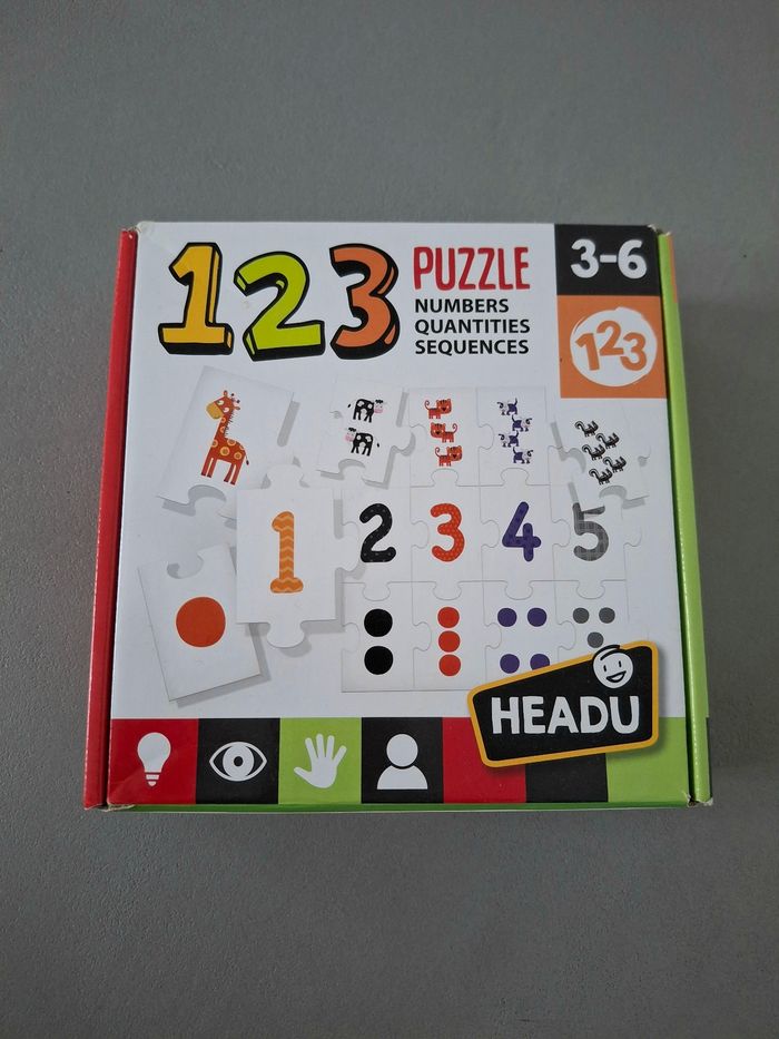 Puzzle chiffres Headu - photo numéro 1
