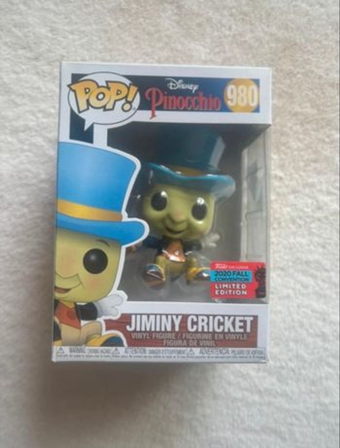 Pop Jiminy Cricket 980 édition limitée neuve Funko