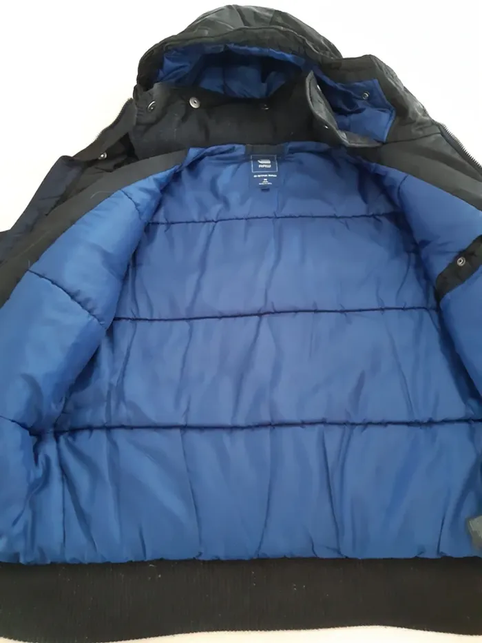 Doudoune chaude et épaisse noire G-Star taille L - photo numéro 6