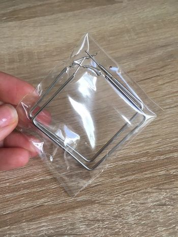 Boucles d’oreilles carrées