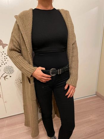 Cardigan long tendance chaud