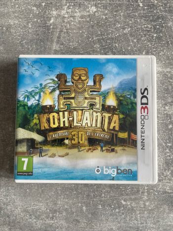 Jeu pour Nintendo 3DS, Koh-Lanta 3D, l'aventure de l'extrême en français.