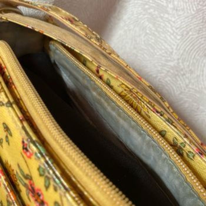 Joli petit sac jaune fleuri Aquarelle collection - photo numéro 6