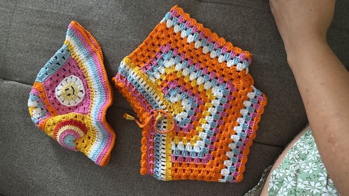 Ensemble en crochet pour Fille - photo numéro 2