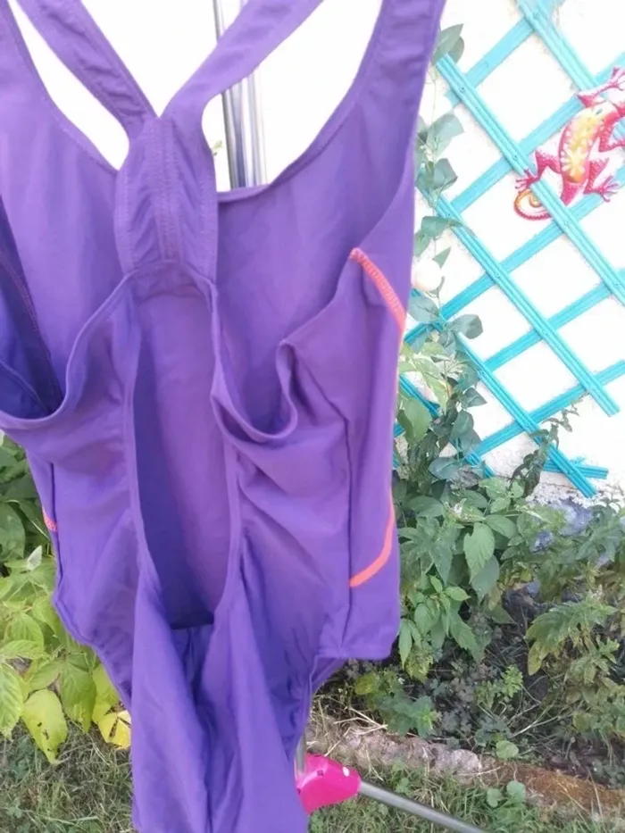 Maillot de bain Athlitech taille 48 violet neuf - photo numéro 9