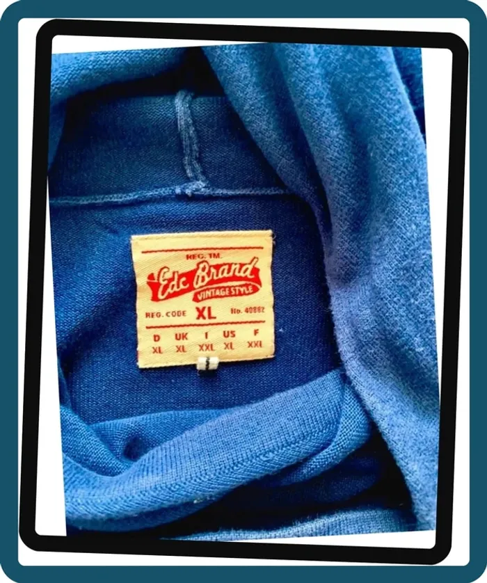 Très beau pull à capuche homme 100% coton T/XL Edc Brand - photo numéro 3
