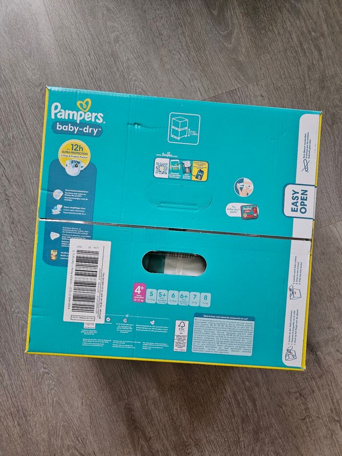 Lot 2 Carton couches pampers taille 4+ trio pack
240 couches
Neuf - photo numéro 2
