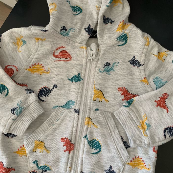 Sweat dinosaures et t-shirt Cool 12 mois - photo numéro 4