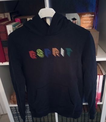 Sweat à capuche "Esprit" 10/11 ans 100% coton neuf + un tee shirt offert