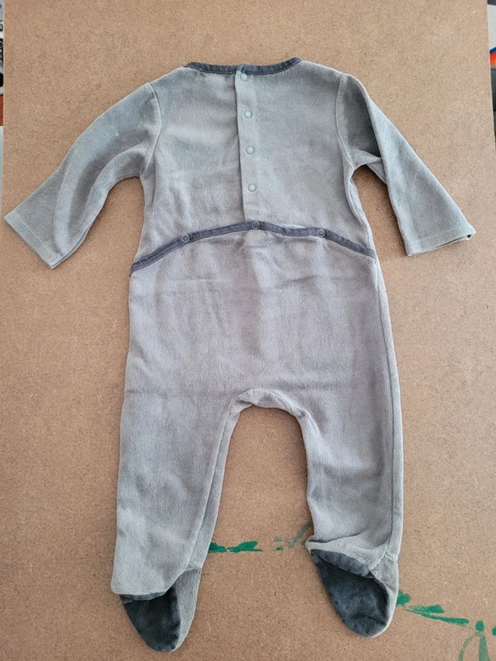 Pyjama gris Obaibi 12mois - photo numéro 2