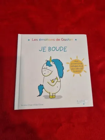 Livre les émotions de Gaston je boude