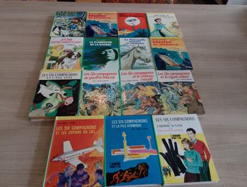 Lot de 15, bibliothèque verte (Les six compagnons ect.(6)