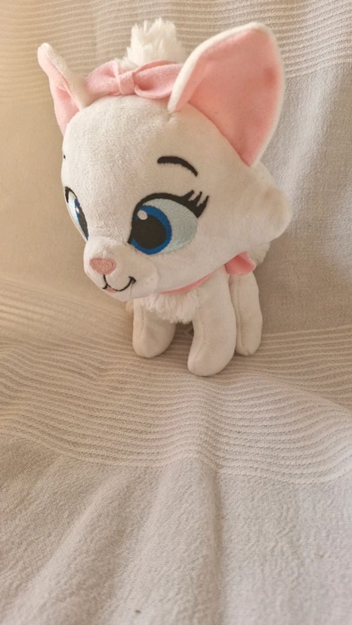 Peluche Disney chat blanc Marie - photo numéro 5