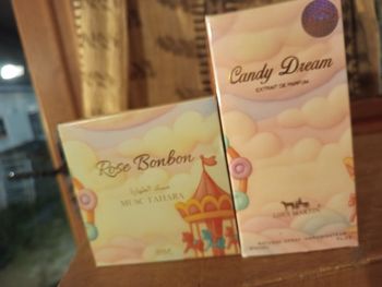 Lot parfum candy dream 100 lj est musc tahara rose bonbon 12 ml