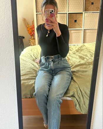 Jean bleu coupe droite taille M