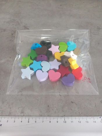 Perles étoile et cœur