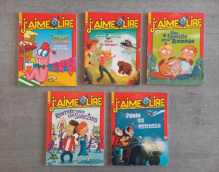 lot de 5 "J'aime LIRE"