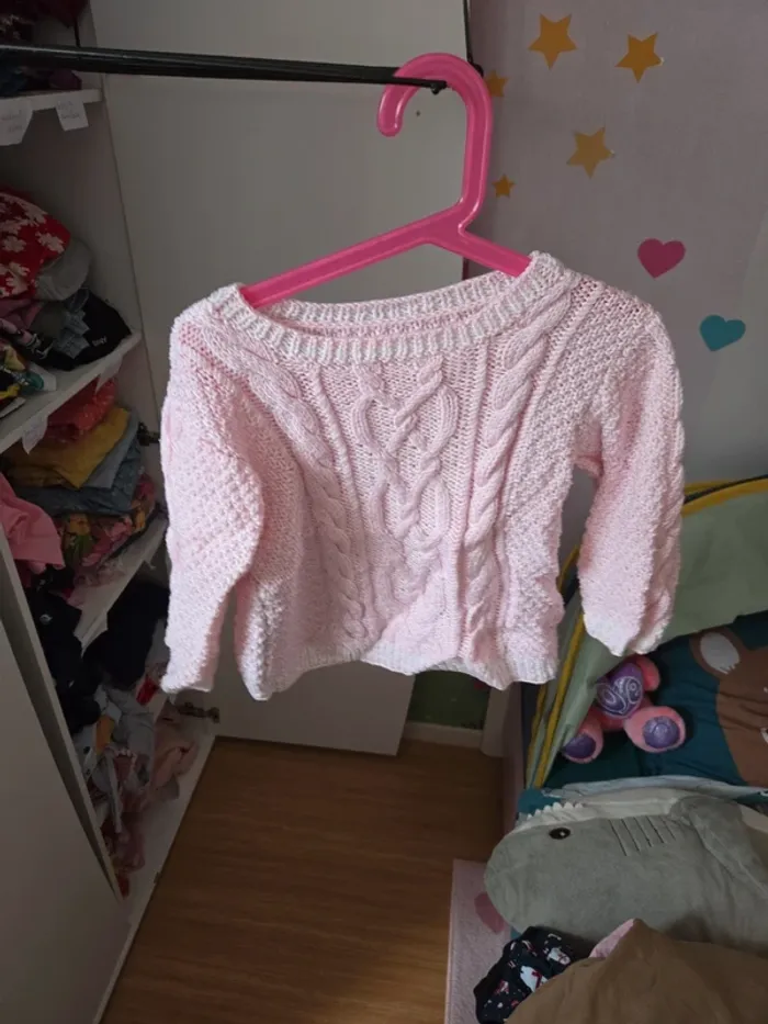 Pull fait main taille 8 ans - photo numéro 3
