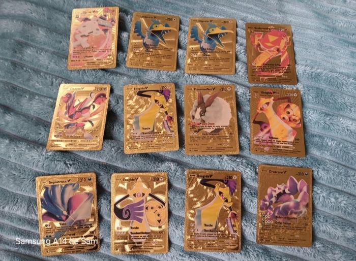 Lot de 3 cartes pokemon