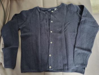 Gilet bleu marine 8 ans Okaidi