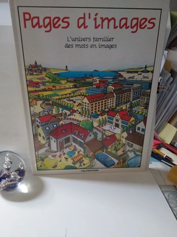 Page d'images l'univers familier des mots en images