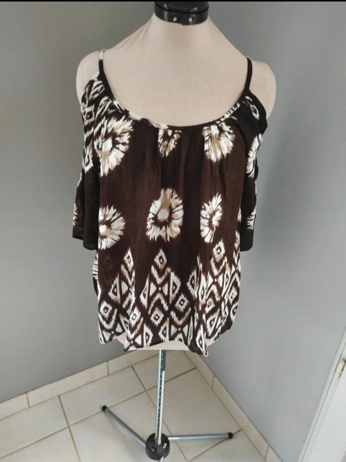 Blouse épaules dénudées