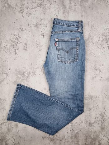 Jean évasé Levi’s bleu – Taille 38 Femme (mesures en photos)
