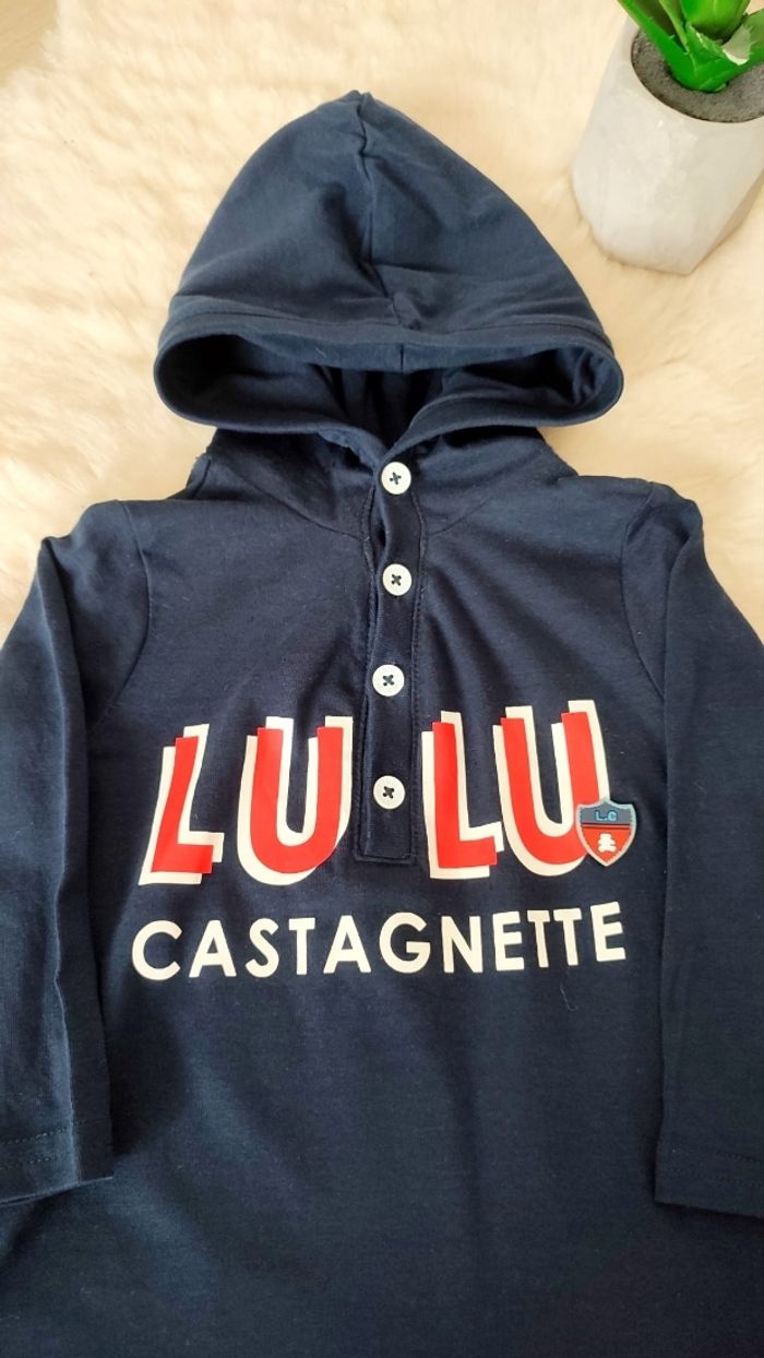 T-shirt à capuche Lulu castagnette - photo numéro 2