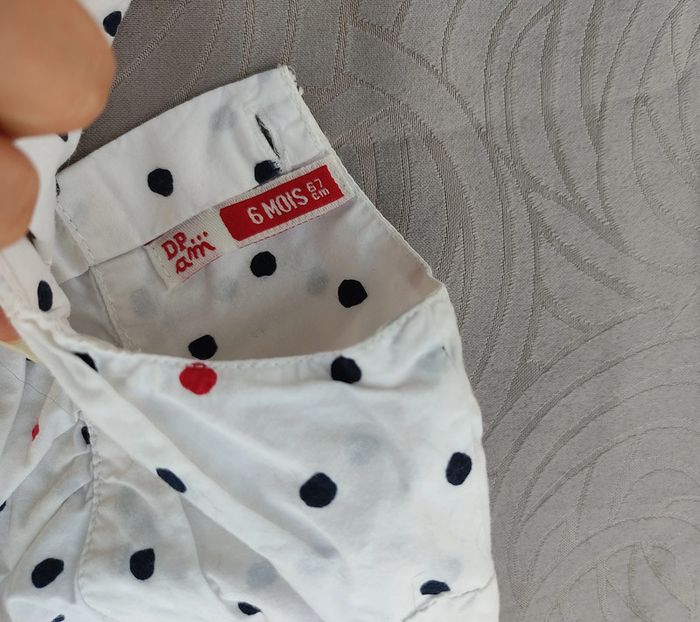 Lot de 4 blouses manches longues 6 mois - photo numéro 5