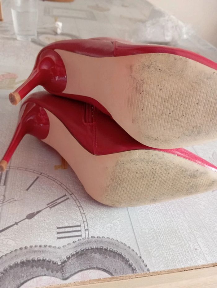 Bottines rouge - photo numéro 5