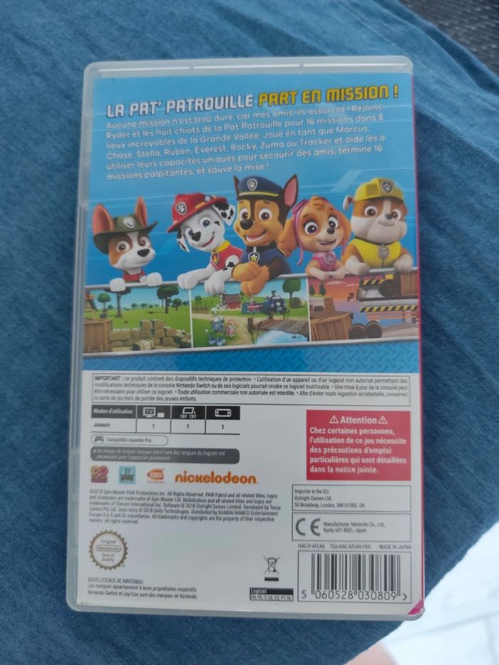Jeu Nintendo Switch pat patrouille - photo numéro 2