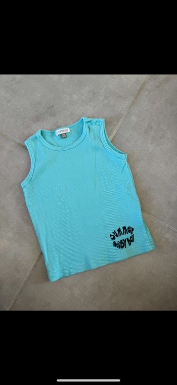 Débardeur tee shirt 24 mois